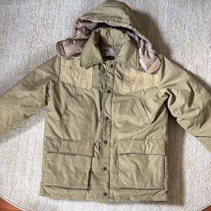 Vintage Gladiator by Camel Goose Down Hunting Jacket Men Medium Padded